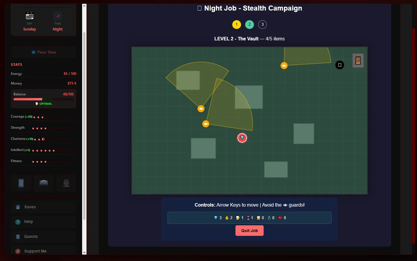 Another Mask gameplay screenshot 5 (HTML adult game) by Last Mask – free download