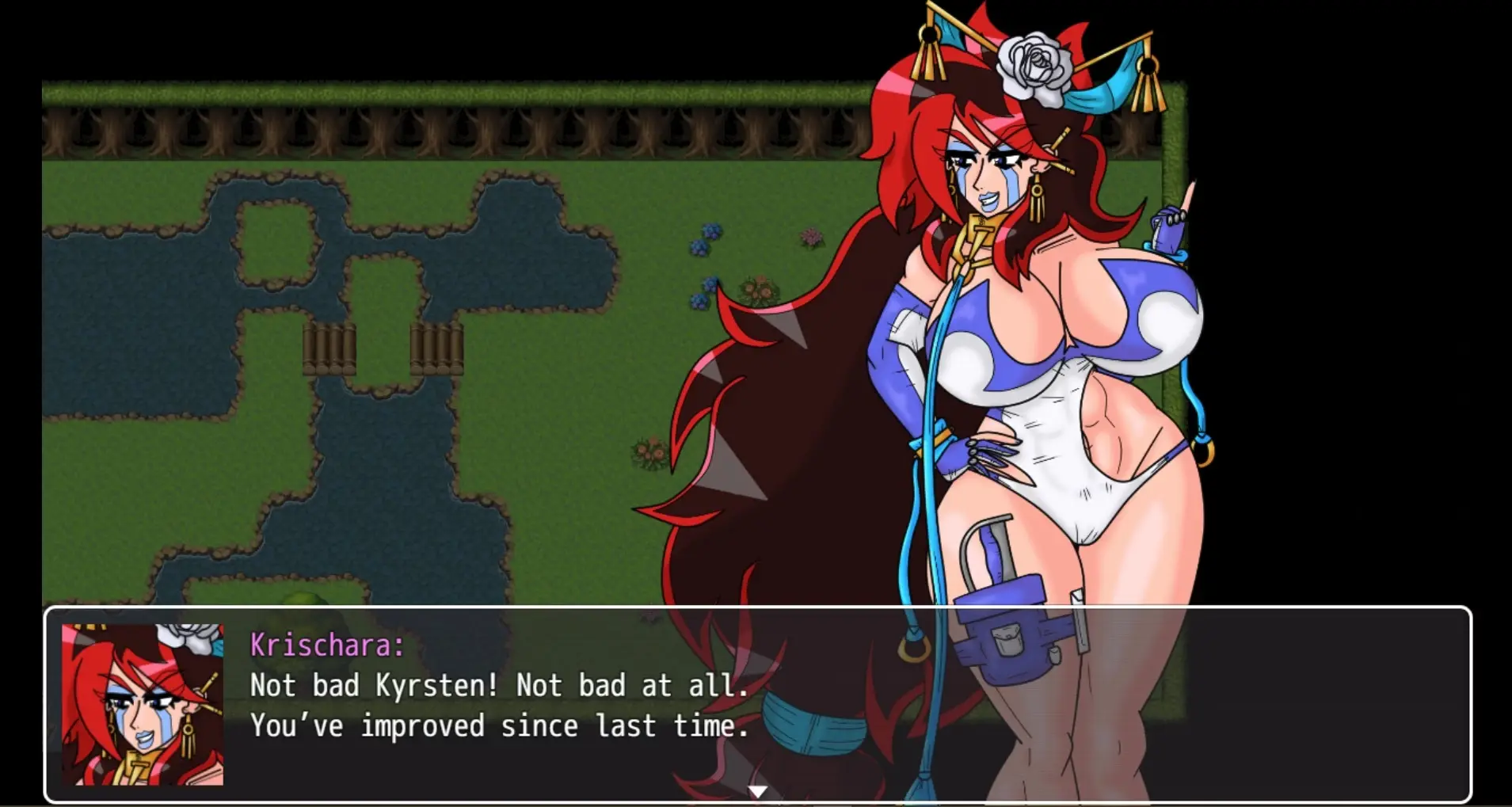SnakeByte Blue gameplay screenshot 6 (RPGM adult game) by BackAlley_GYC – free download