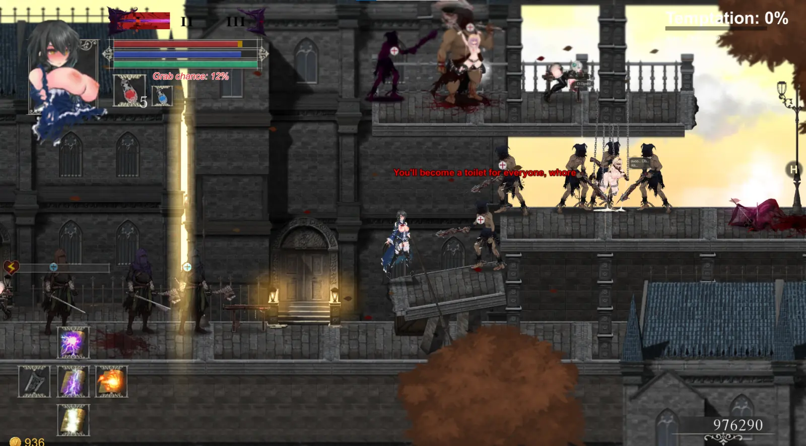 Night of Revenge “HELLGATE: Descent Into Darkness” gameplay screenshot 1 (Unity adult game) by NoXeKeeper – free download