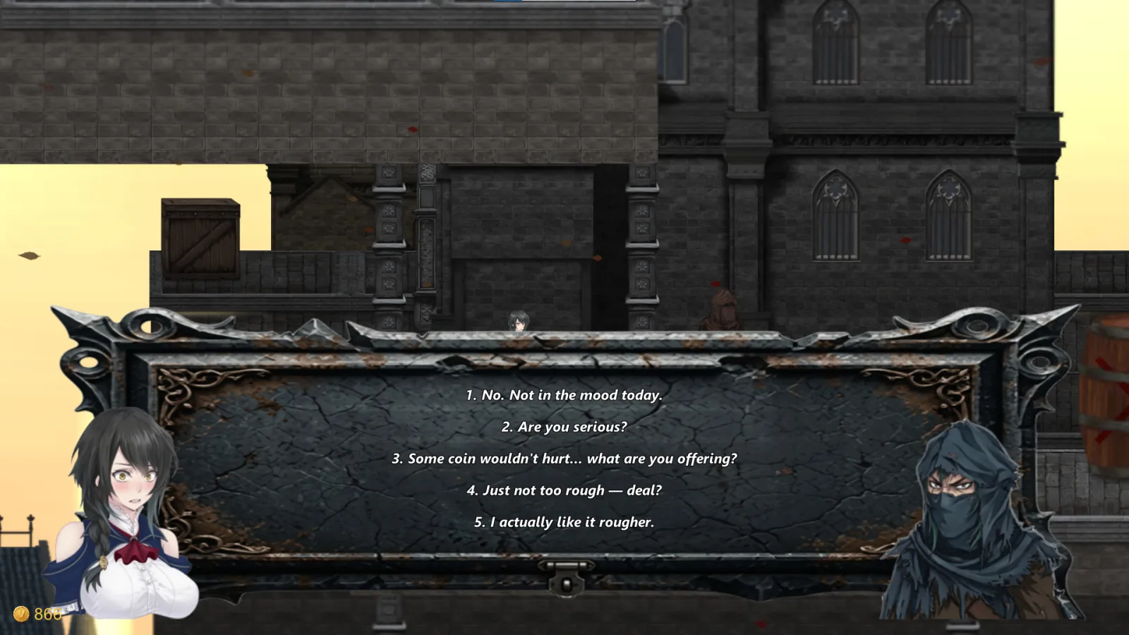 Night of Revenge “HELLGATE: Descent Into Darkness” gameplay screenshot 6 (Unity adult game) by NoXeKeeper – free download