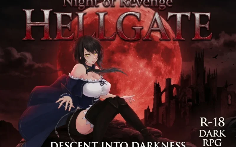 Night of Revenge “HELLGATE: Descent Into Darkness” cover 1.2.5 – Unity adult game by NoXeKeeper free download