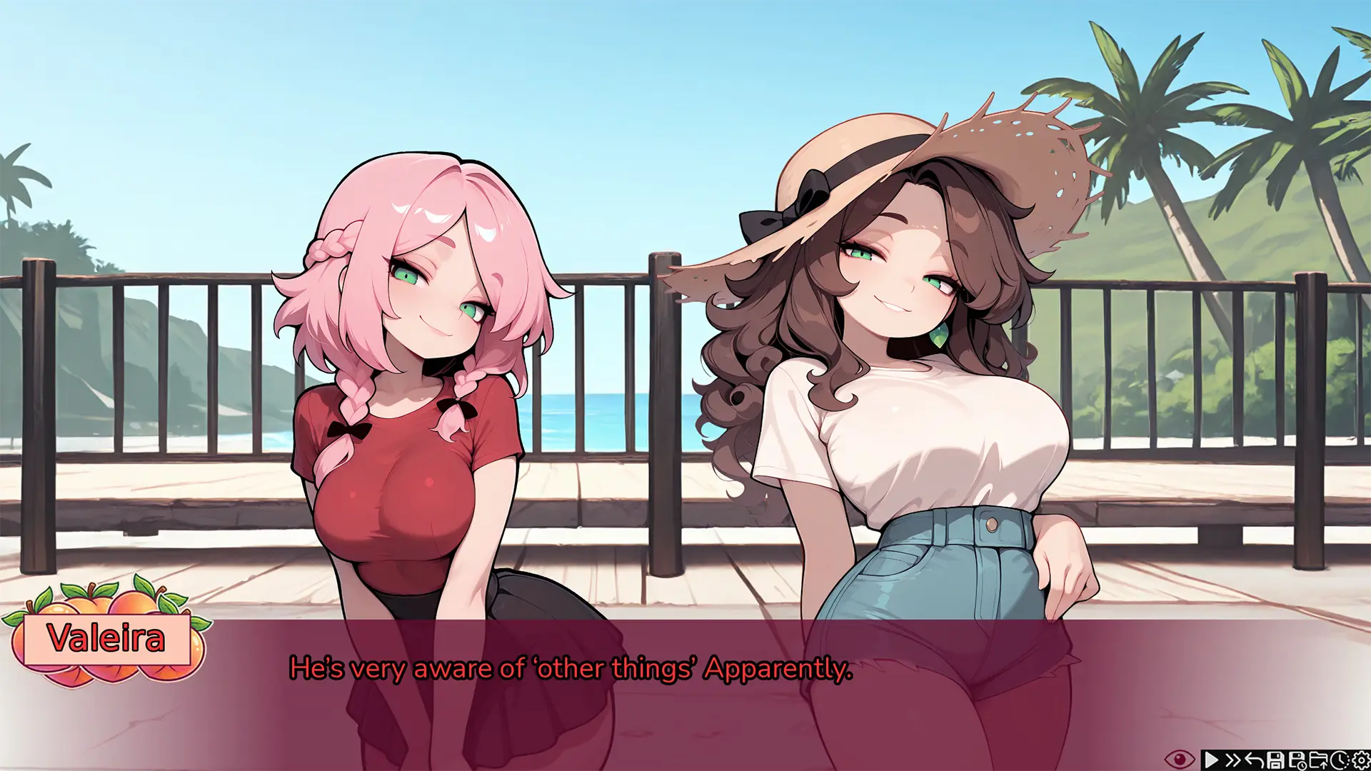 Peachland gameplay screenshot 6 (Ren'Py adult game) by Croxy – free download