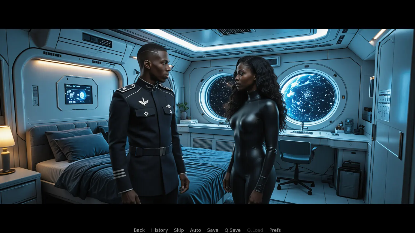 USV Polaris gameplay screenshot 2 (Ren'Py adult game) by DarkXstory – free download