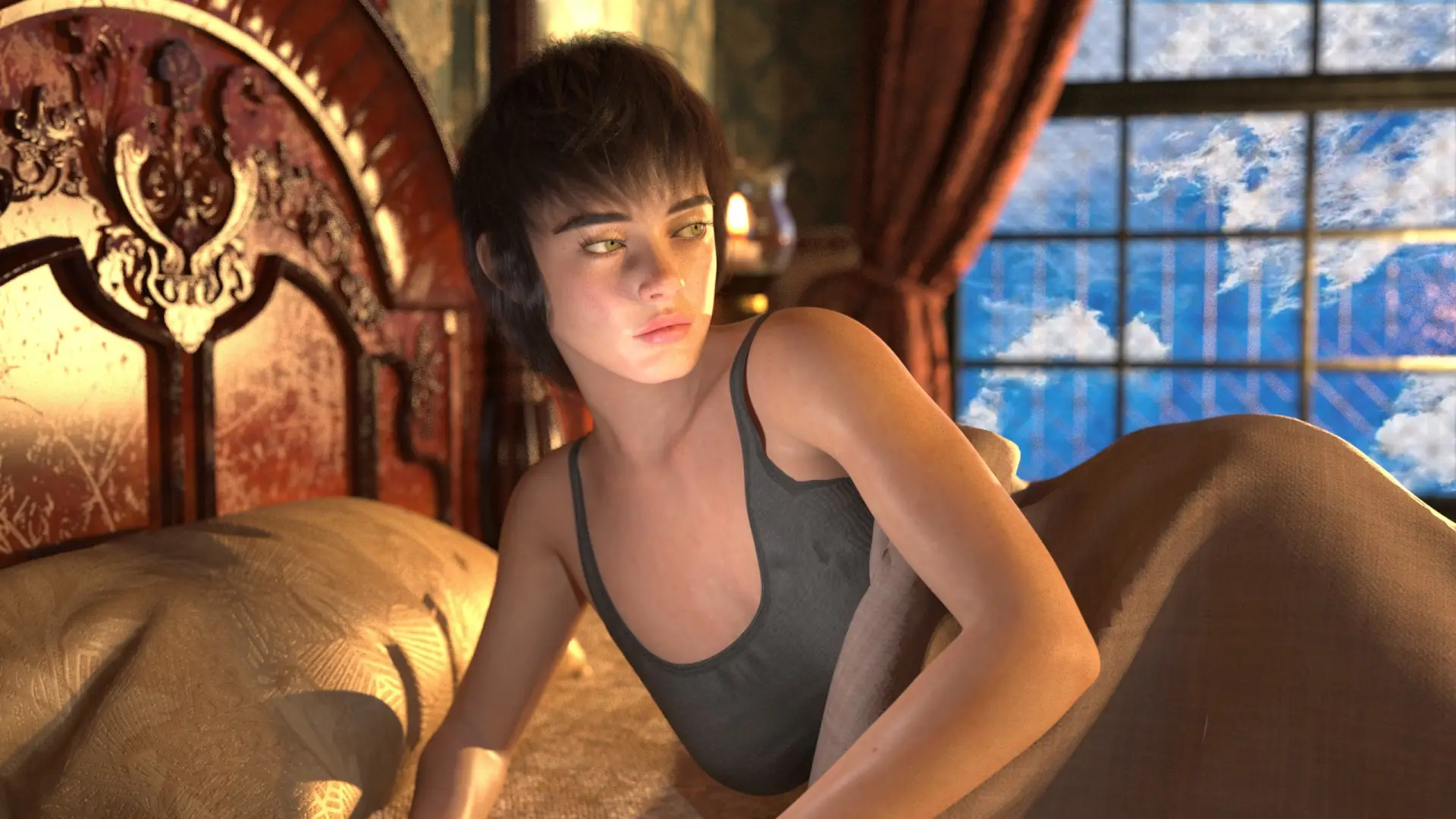 Steam City gameplay screenshot 2 (Ren'Py adult game) by Team Spark – free download