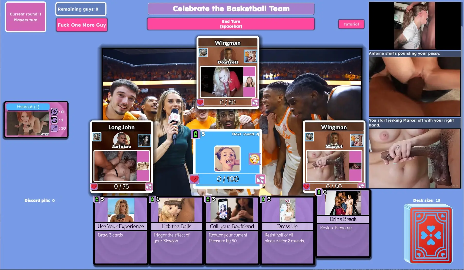 The Gangbang Girl gameplay screenshot 3 (Godot adult game) by GB_Girl_Dev – free download