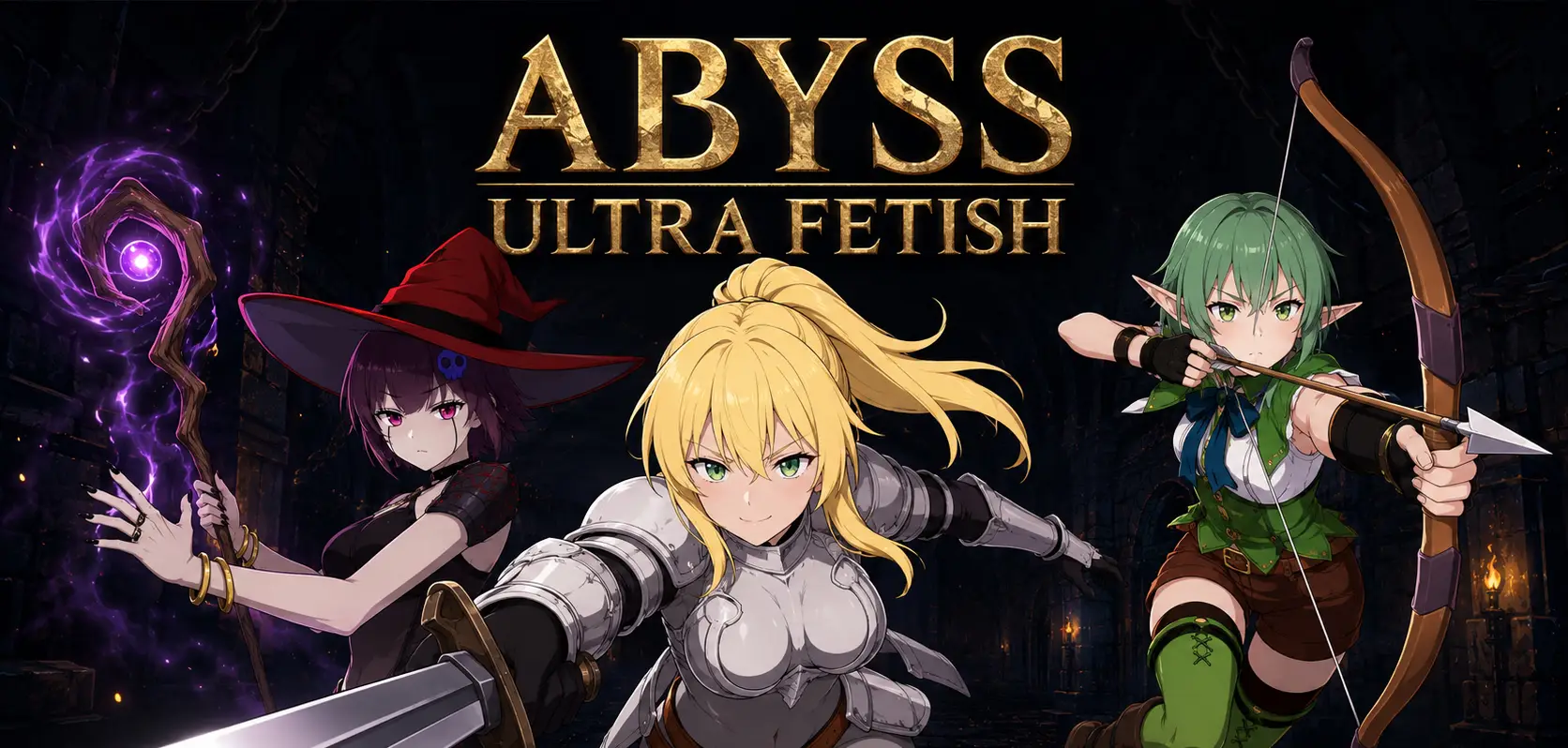 Abyss: Ultra Fetish cover 0.2.5 – RPGM adult game by Kazumatsu free download