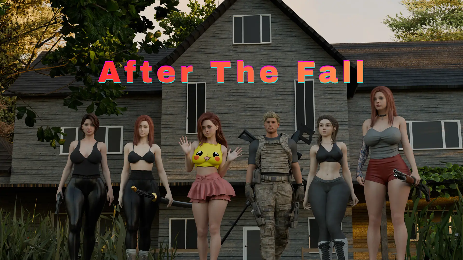 After the Fall cover 0.4 – Ren'Py adult game by Devort free download