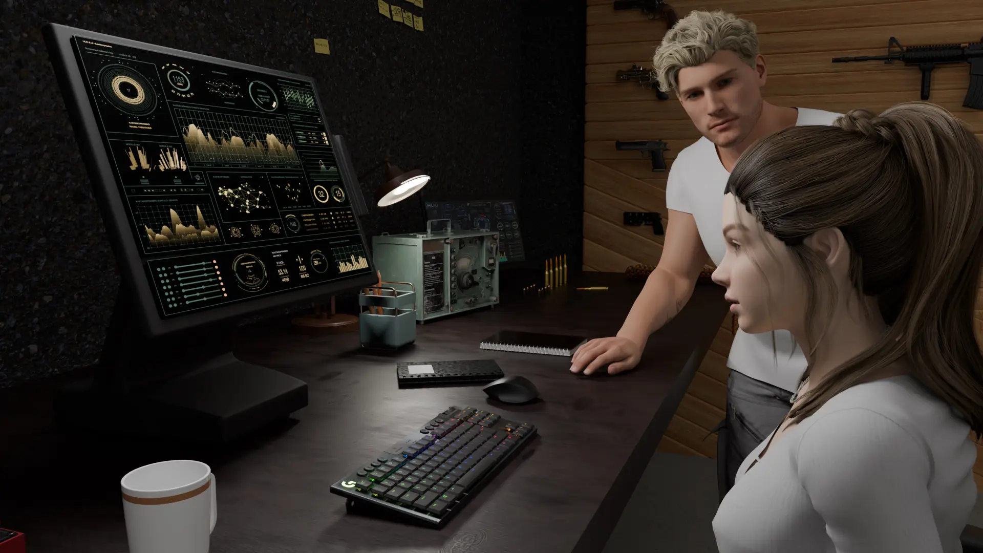 After the Fall gameplay screenshot 9 (Ren'Py adult game) by Devort – free download