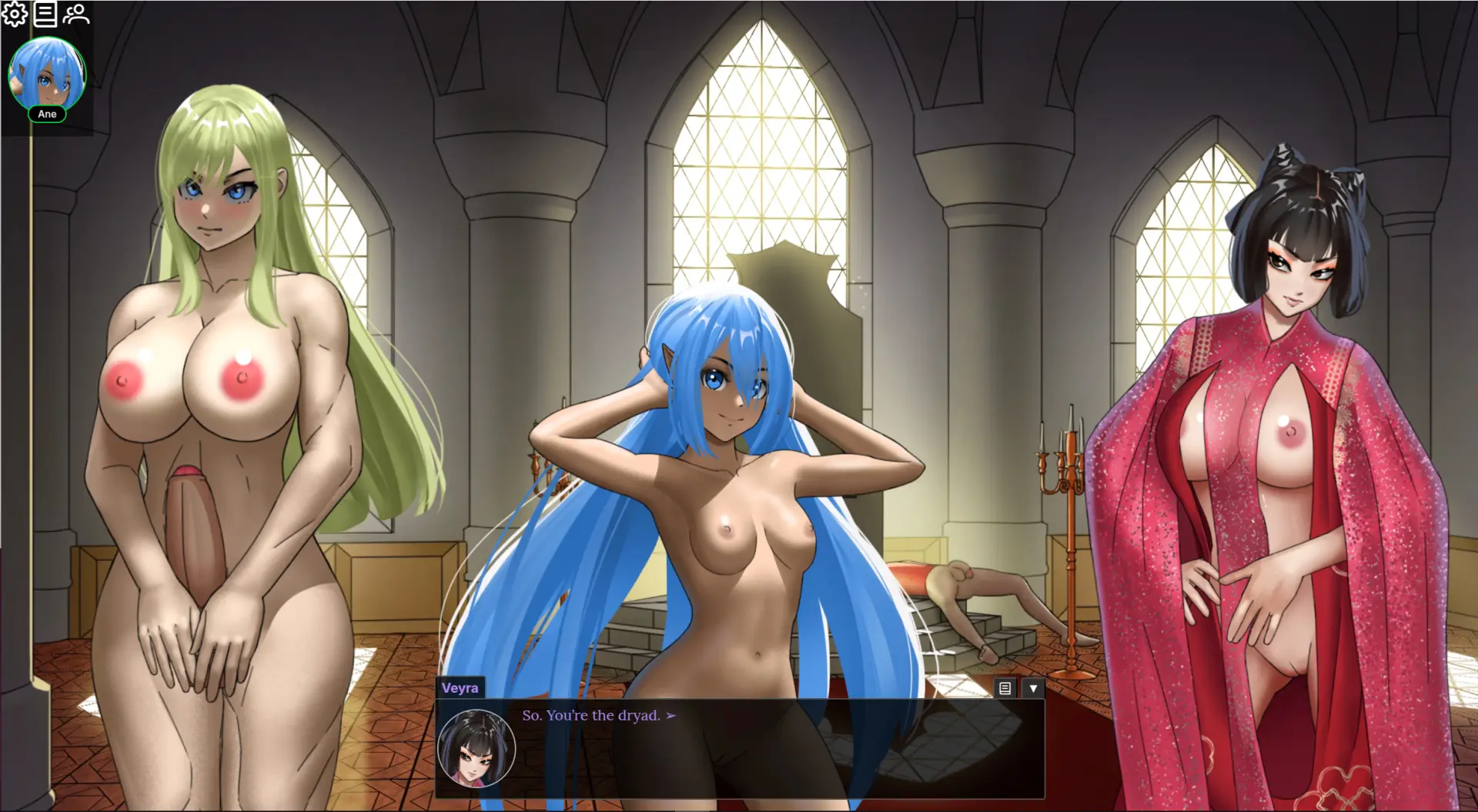 Dryad Quest RPG: Ane’s Cum-Crazed Crawl gameplay screenshot 3 (Others adult game) by Nekon – free download