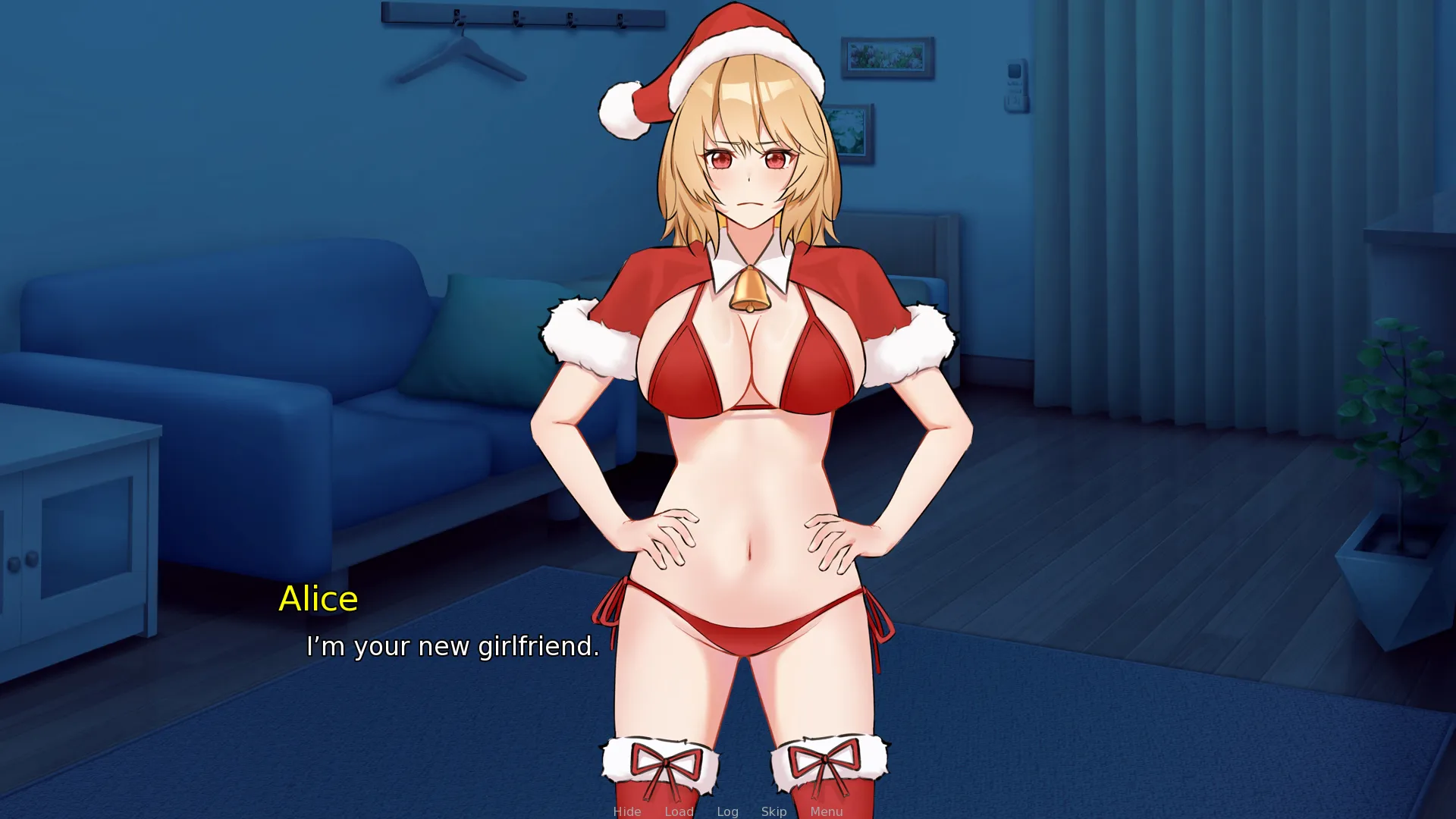 Xmas Hentai Girlfriends gameplay screenshot 9 (Ren'Py adult game) by Mushi – free download