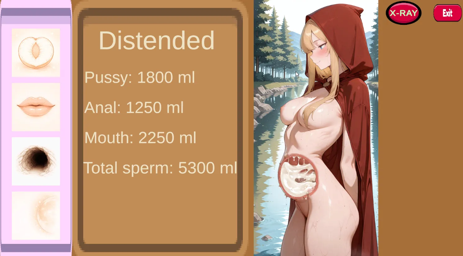 Red Hood: Dark Desire gameplay screenshot 11 (Ren'Py adult game) by SoftSinGames – free download