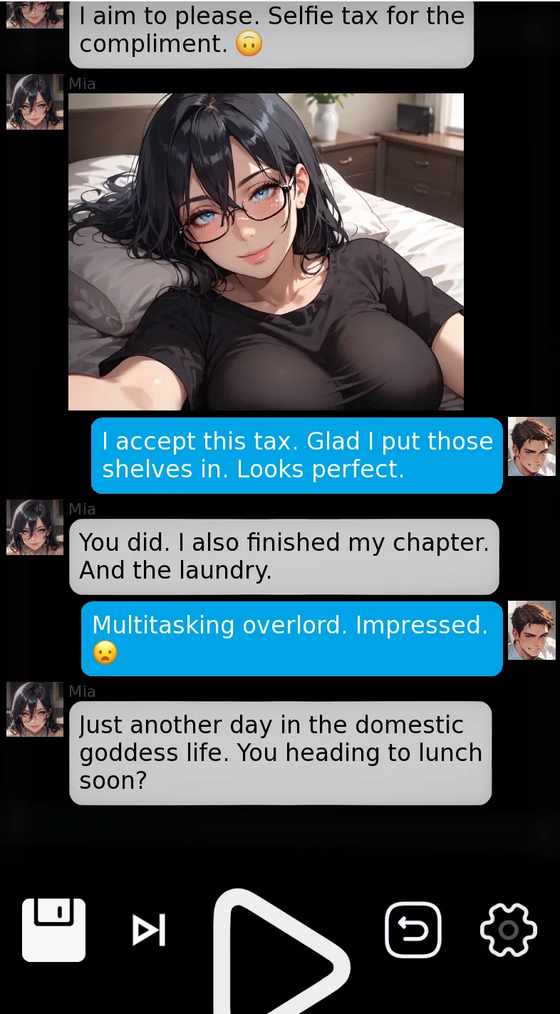 NTR STRUGGLE gameplay screenshot 1 (Ren'Py adult game) by RExVISION Games – free download