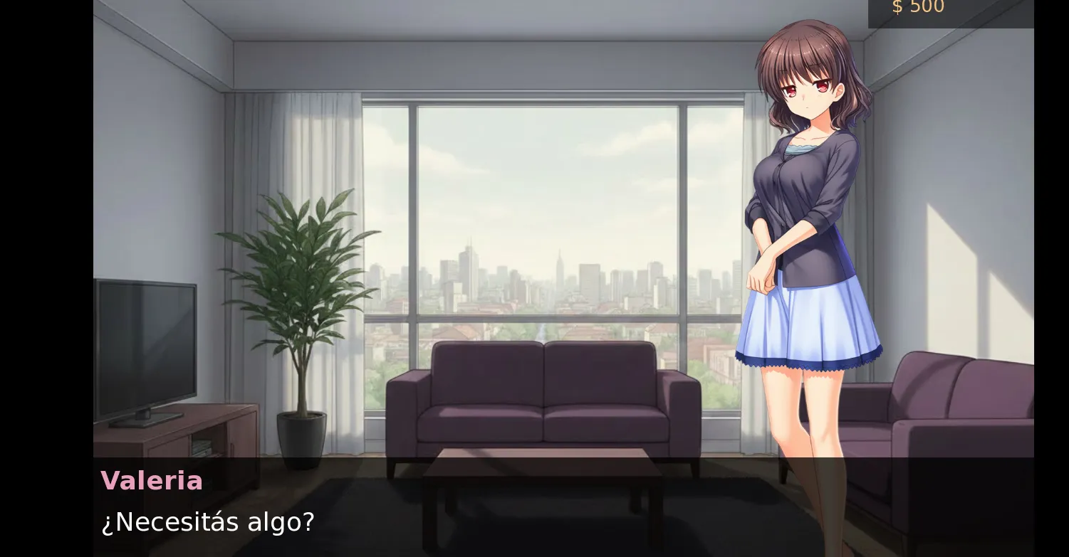 Villa Nueva gameplay screenshot 3 (Ren'Py adult game) by RioPlata Games – free download