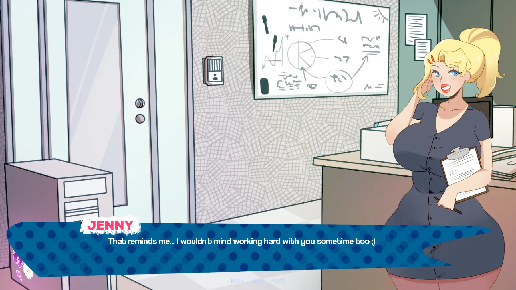 Unexpected Number Neighbor gameplay screenshot 9 (Ren'Py adult game) by MoxeGames – free download