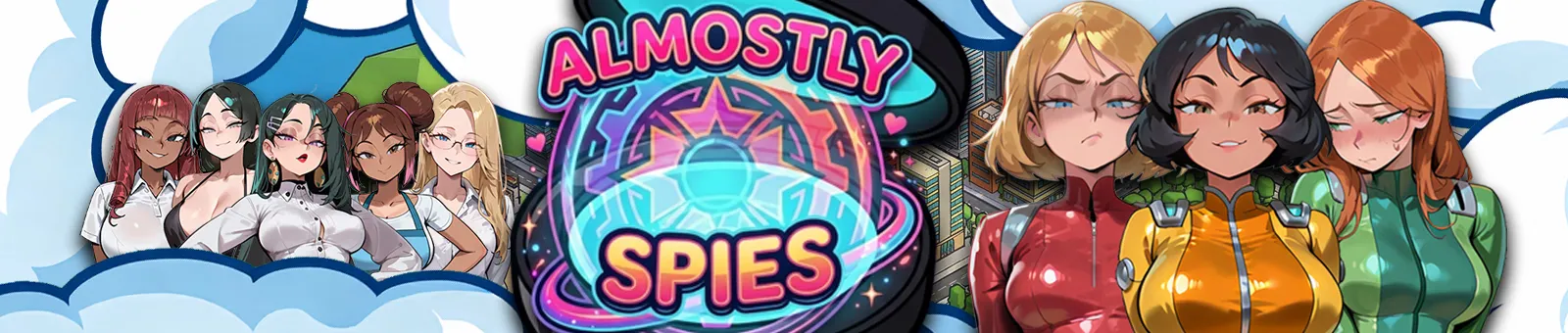 Almostly Spies cover 0.2 – Ren'Py adult game by Perry free download