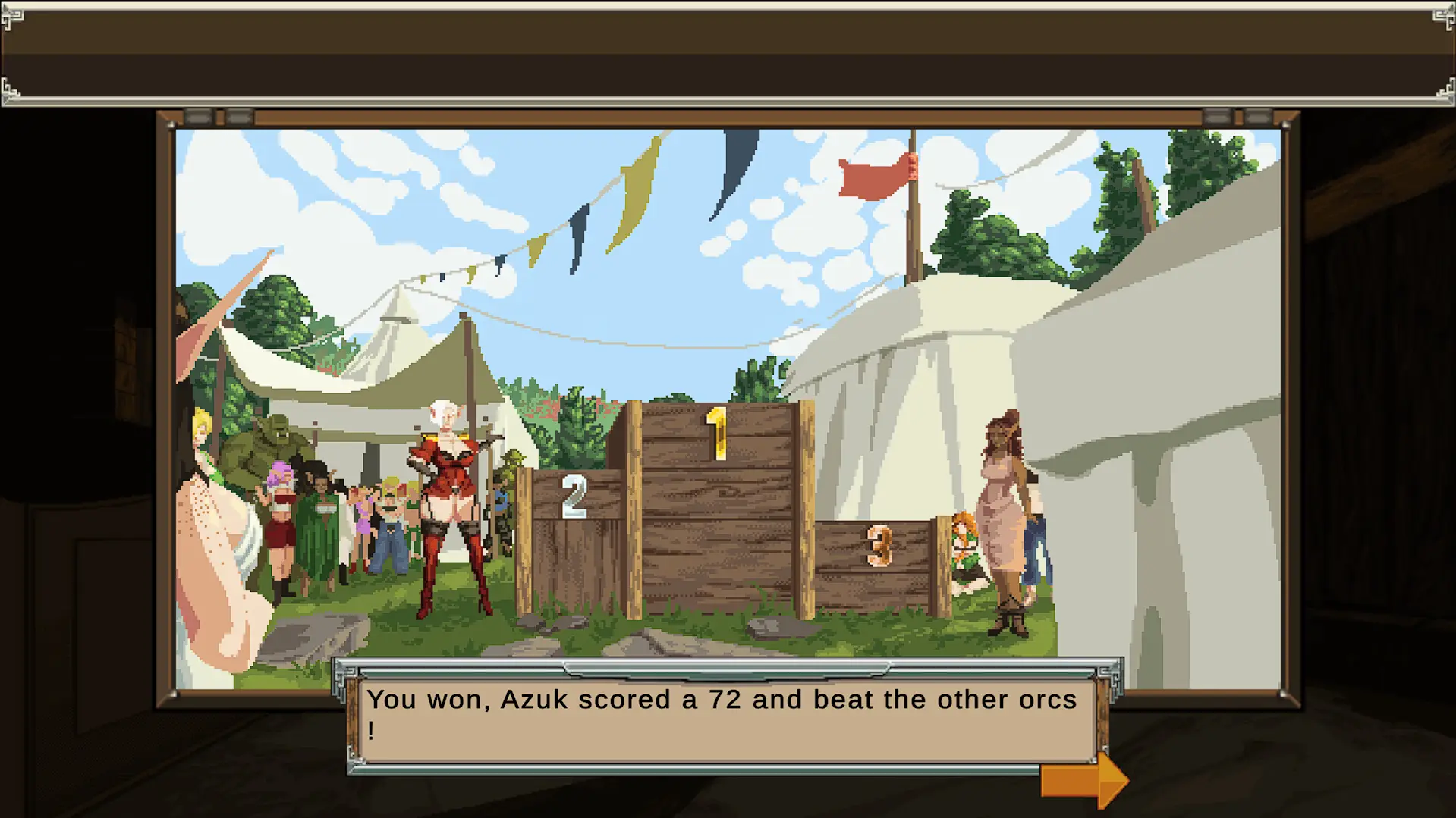 Orcasm gameplay screenshot 3 (Ren'Py adult game) by Studio For Play – free download