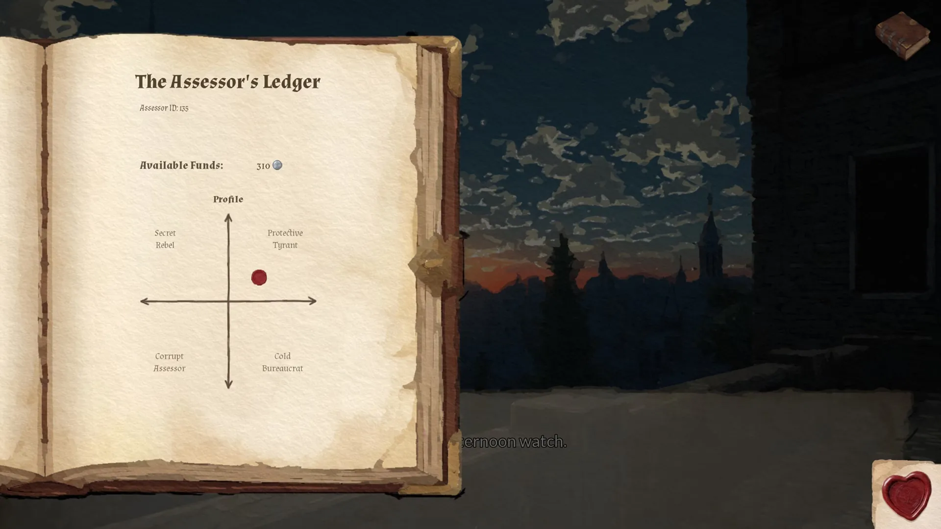 The Assessor’s Ledger gameplay screenshot 9 (Ren'Py adult game) by AsleepKiwi – free download