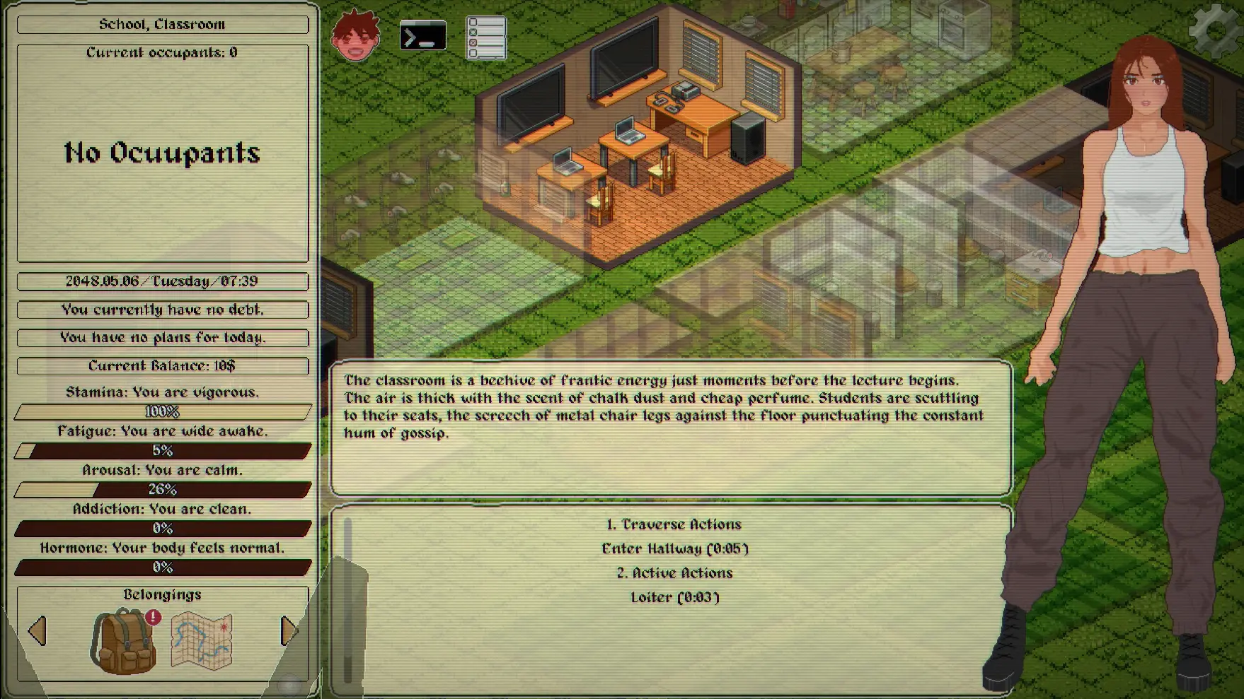 Agent Feminine gameplay screenshot 9 (Godot adult game) by Balledra games – free download