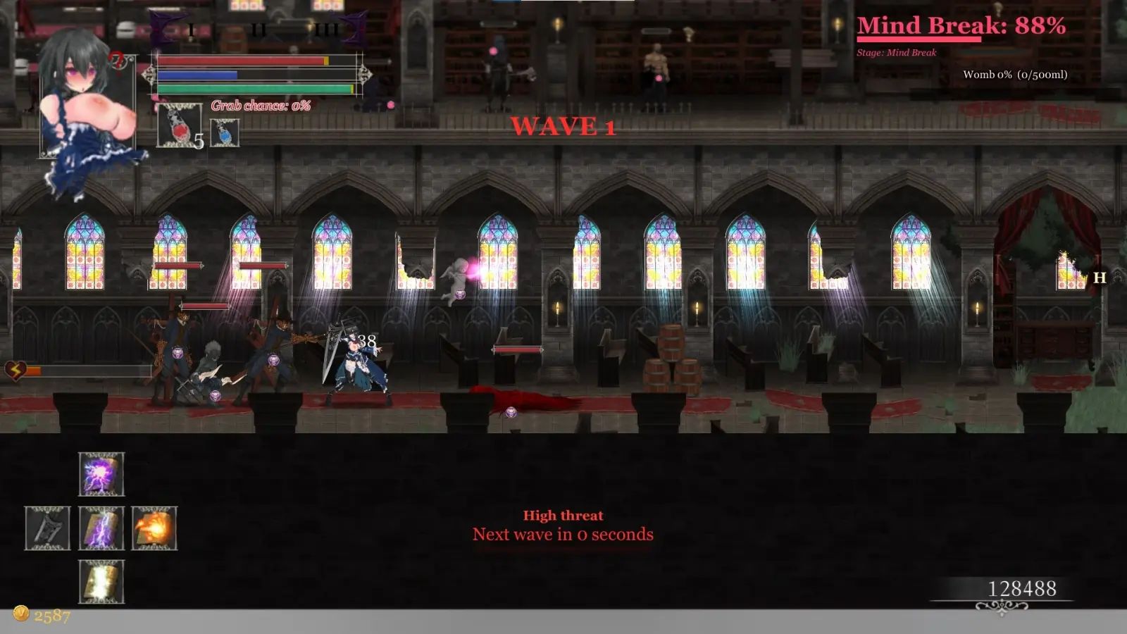 Night of Revenge “HELLGATE: Descent Into Darkness” gameplay screenshot 17 (Unity adult game) by NoXeKeeper – free download