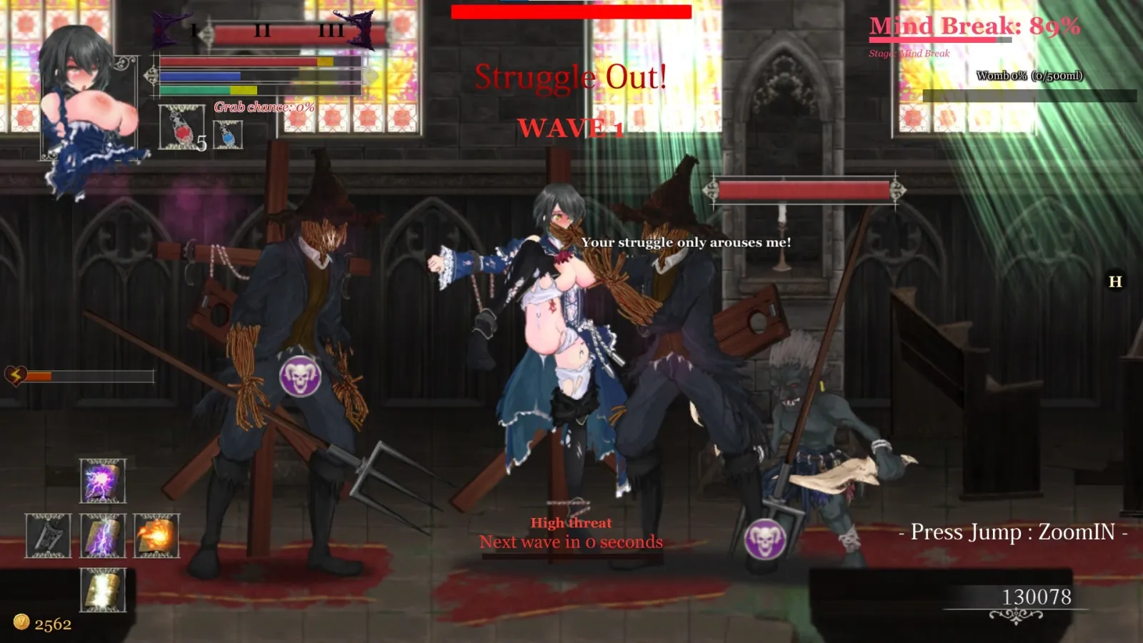Night of Revenge “HELLGATE: Descent Into Darkness” gameplay screenshot 18 (Unity adult game) by NoXeKeeper – free download