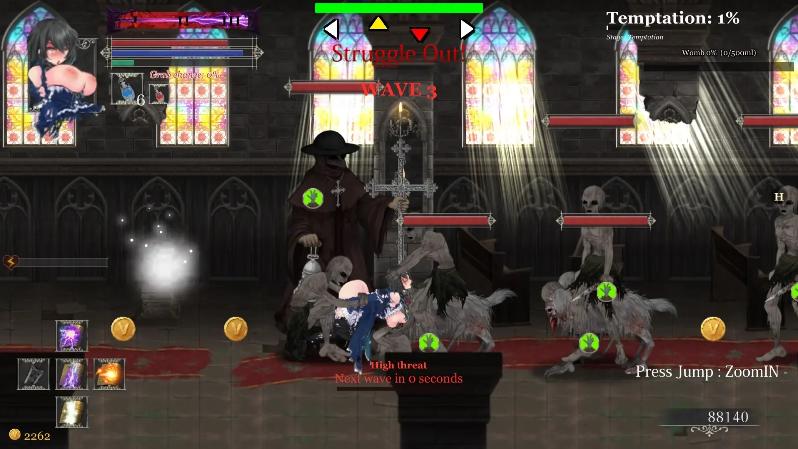 Night of Revenge “HELLGATE: Descent Into Darkness” gameplay screenshot 23 (Unity adult game) by NoXeKeeper – free download