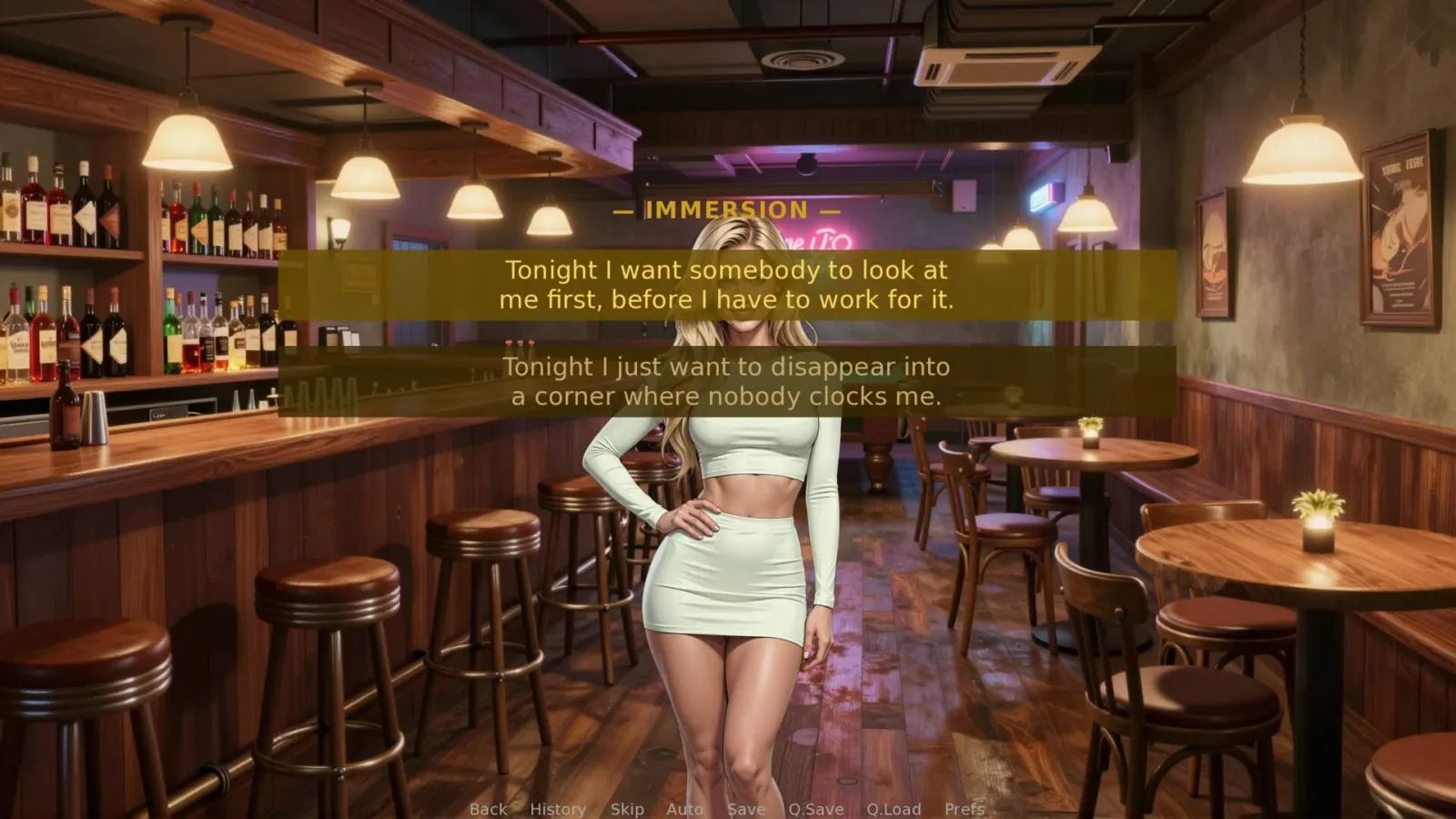 BarStory gameplay screenshot 2 (Ren'Py adult game) by tempstuff90 – free download