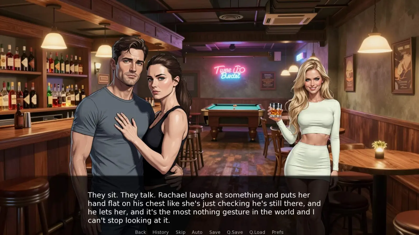 BarStory gameplay screenshot 3 (Ren'Py adult game) by tempstuff90 – free download