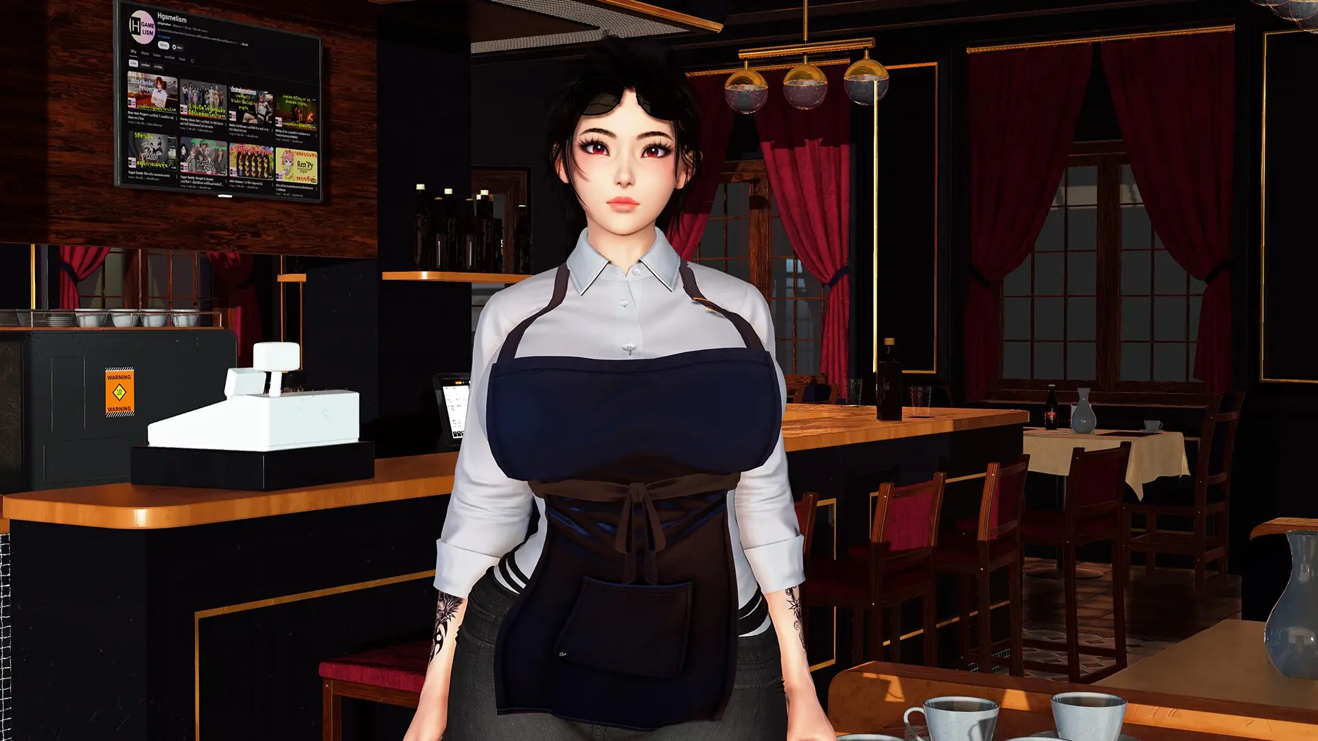 White Lie gameplay screenshot 7 (Ren'Py adult game) by ScratchBack – free download