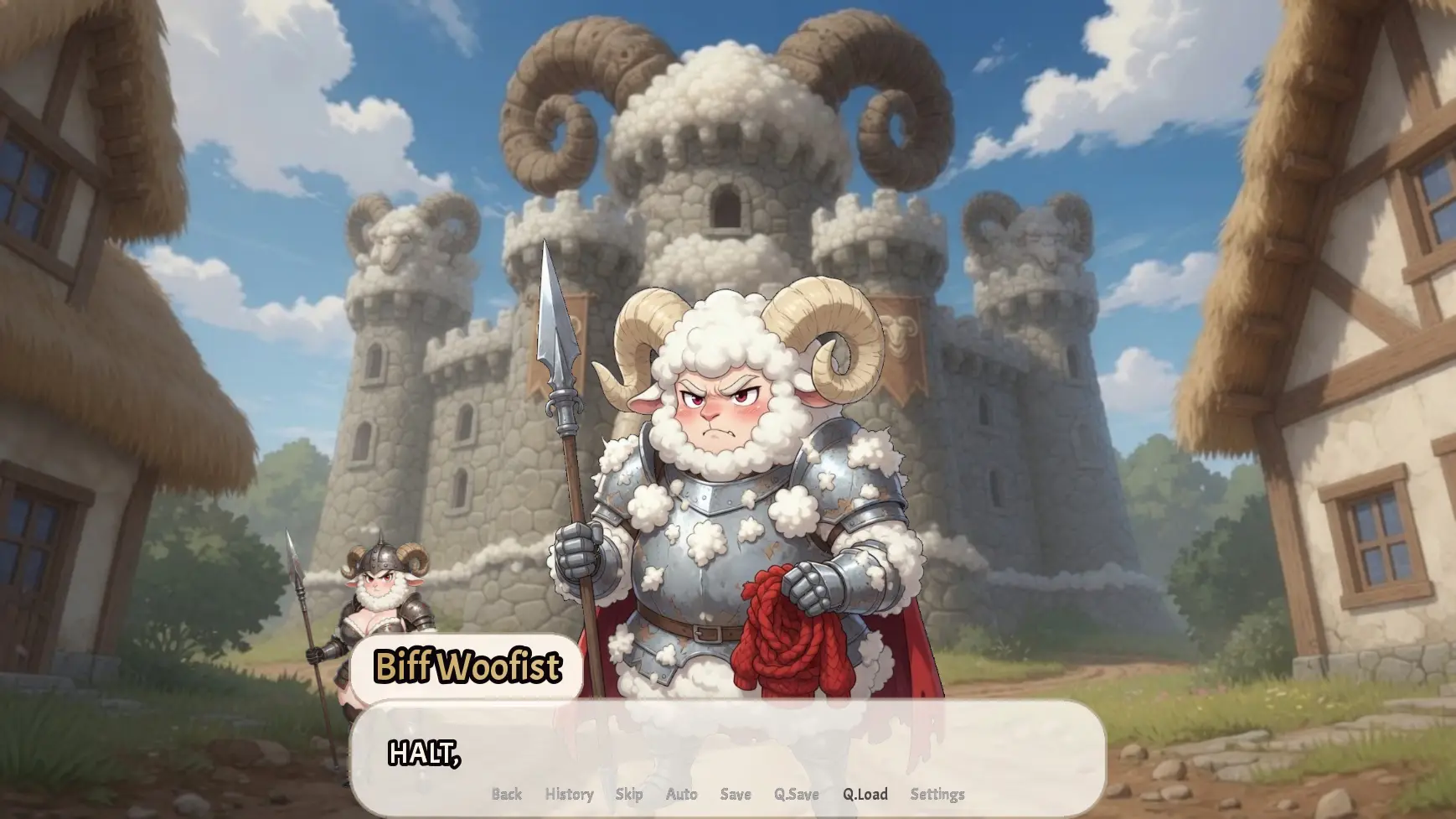 Shear Destiny gameplay screenshot 3 (Ren'Py adult game) by FurryShoujoGirl – free download