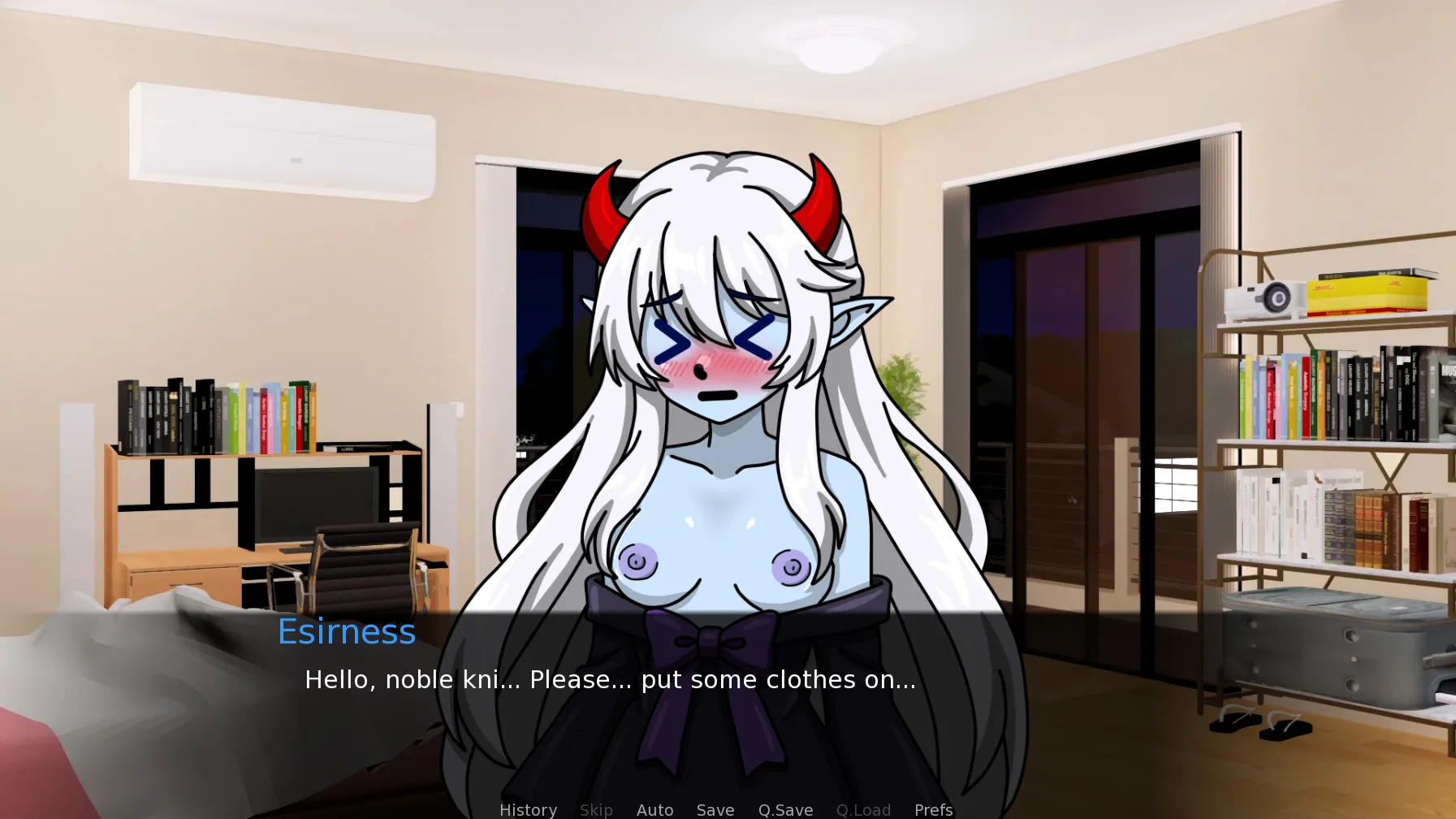 Scapesir Final X gameplay screenshot 8 (Ren'Py adult game) by Fire Blue Monster – free download