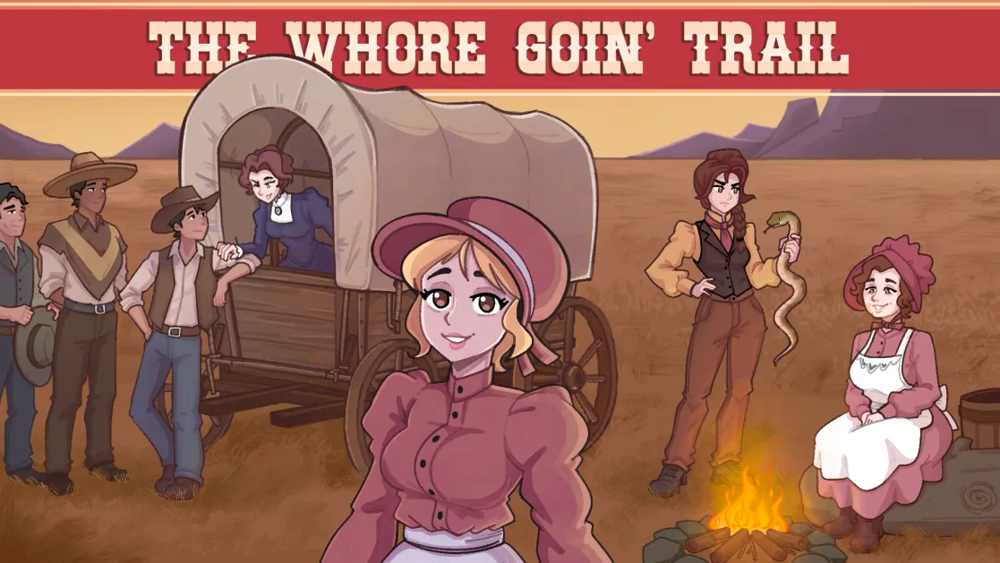 The Whore Goin’ Trail cover 0.2.8 – HTML adult game by Ben Rosewood free download