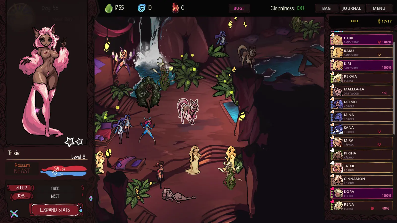 Thirteenth Goddess gameplay screenshot 3 (Godot adult game) by kereru~dev – free download