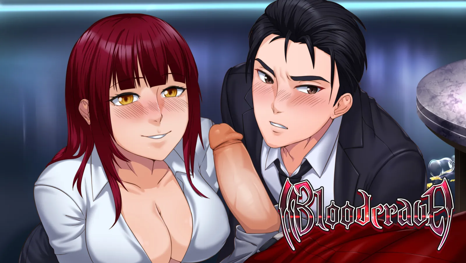 Bloodcrave cover Full Steam – Ren'Py adult game by Blue Fiend Studios Kickstarter free download