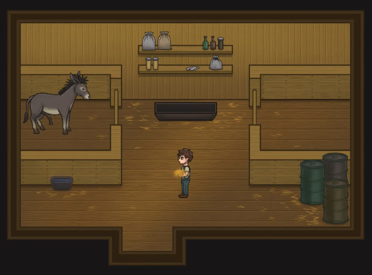 Once Upon a Farm gameplay screenshot 1 (RPGM adult game) by Wild Kraken Studio – free download