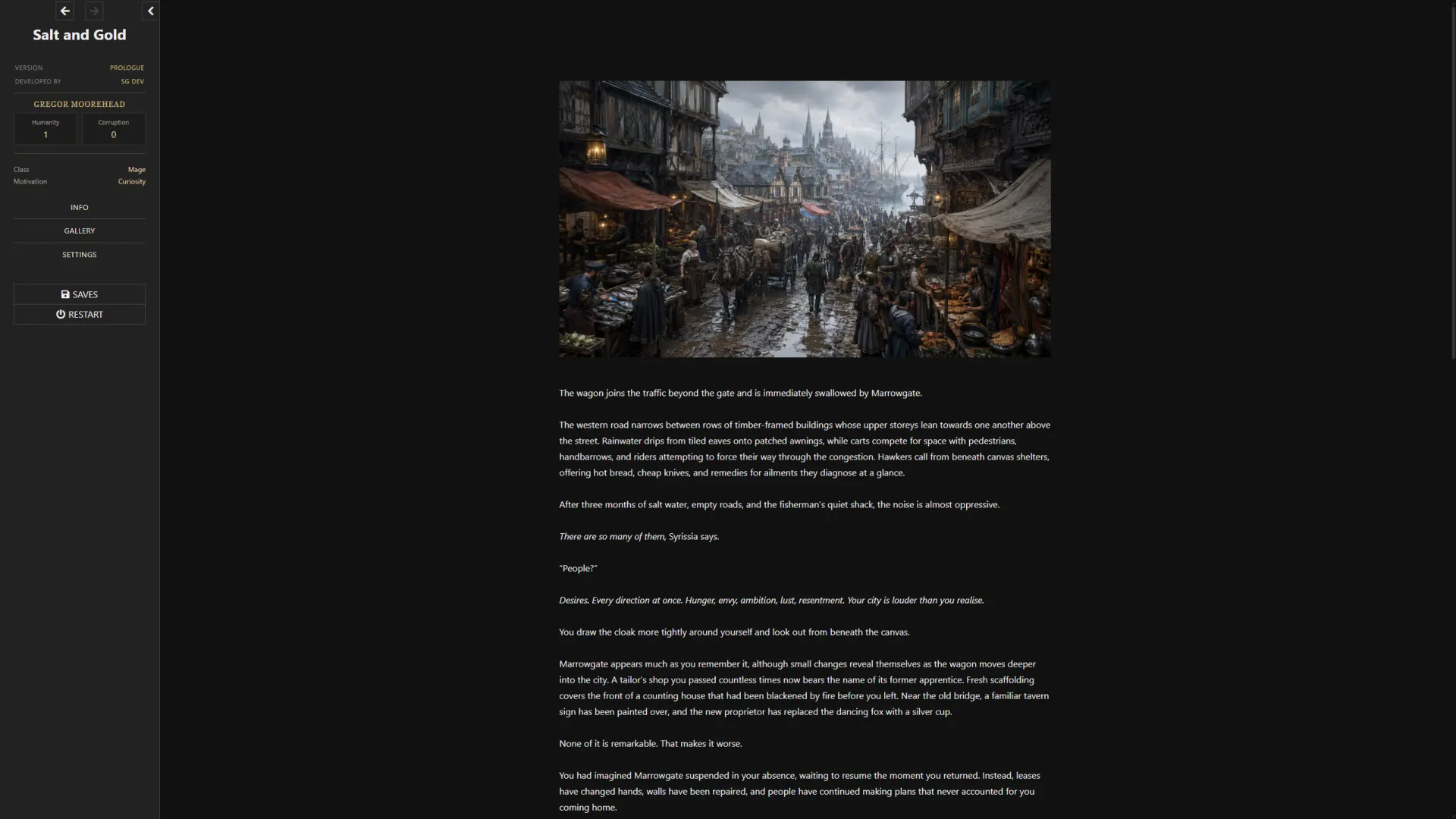 Salt and Gold gameplay screenshot 3 (HTML adult game) by SG Dev – free download