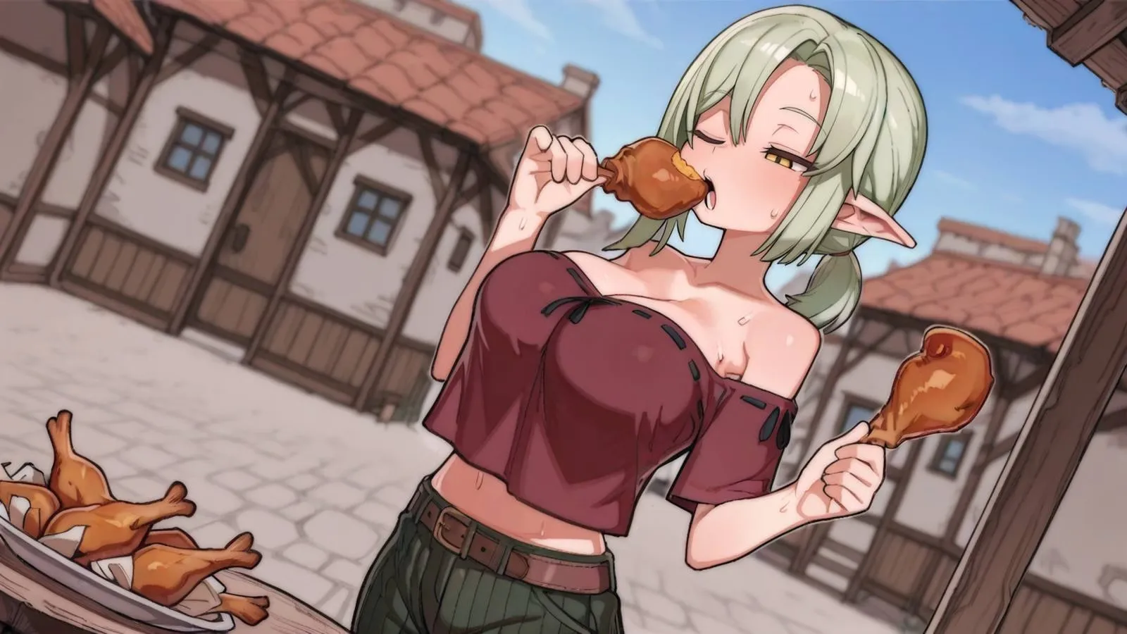 Bartender: Moonlight Host gameplay screenshot 11 (Ren'Py adult game) by DoujinSoft – free download