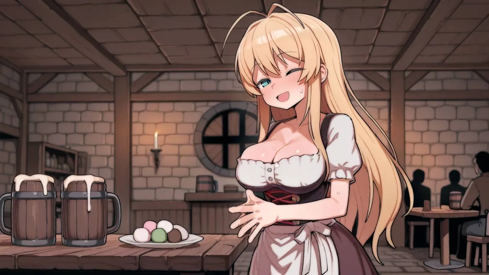 Bartender: Moonlight Host gameplay screenshot 9 (Ren'Py adult game) by DoujinSoft – free download