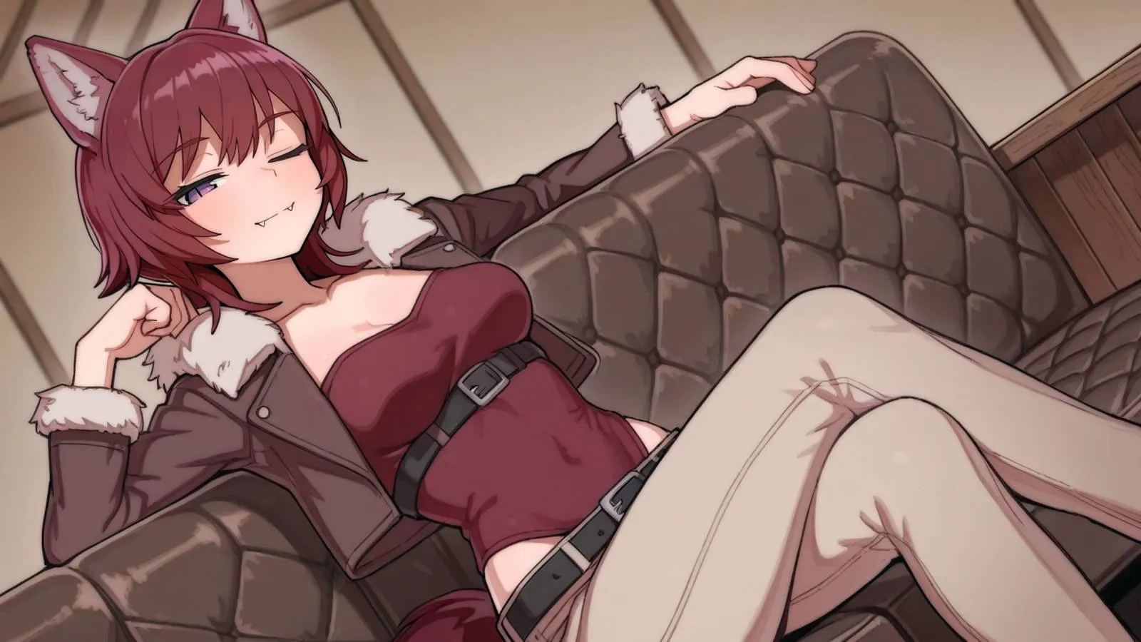 Bartender: Moonlight Host gameplay screenshot 13 (Ren'Py adult game) by DoujinSoft – free download