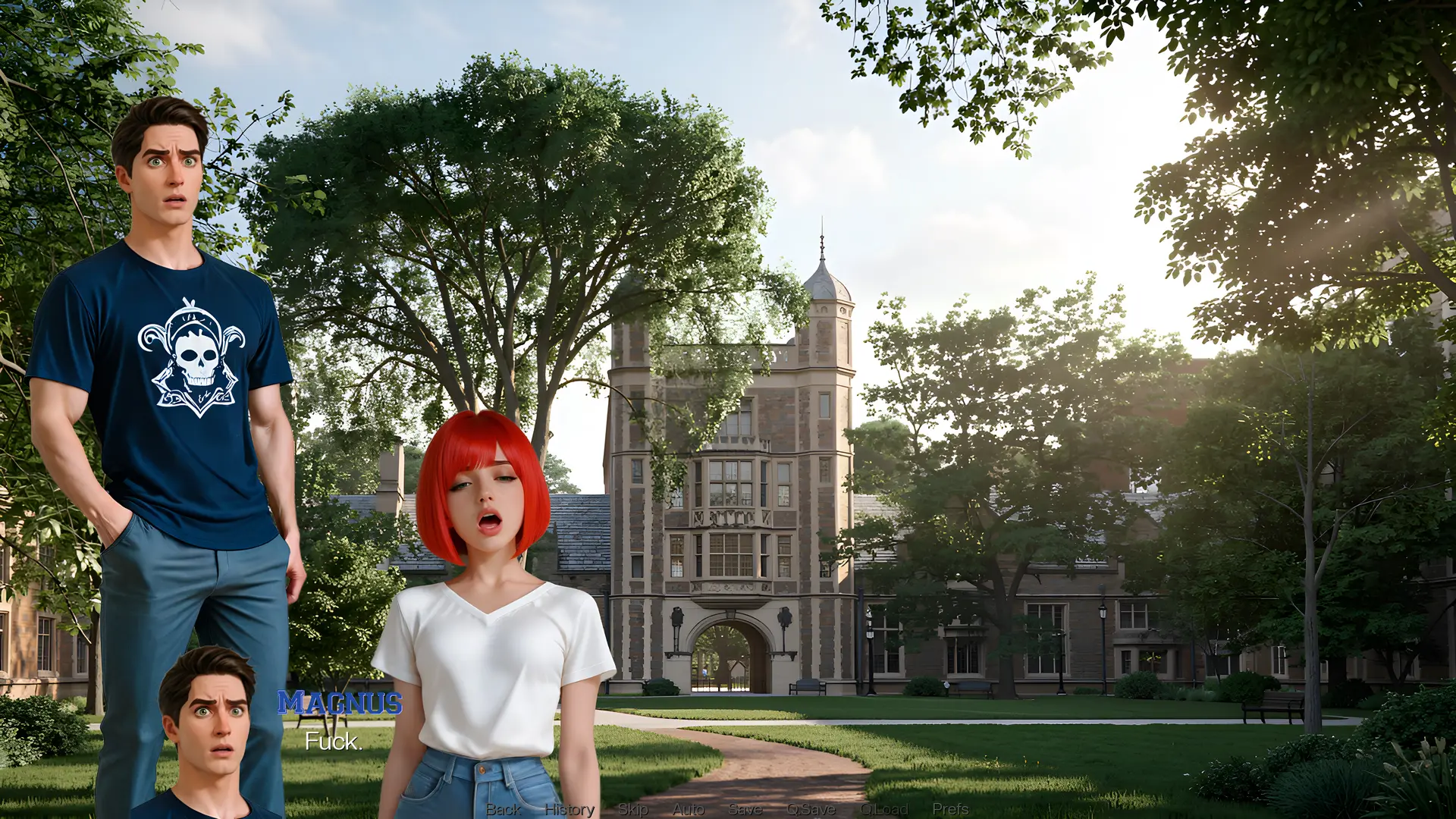 Heathmoore College gameplay screenshot 4 (Ren'Py adult game) by Heathmoore Games – free download