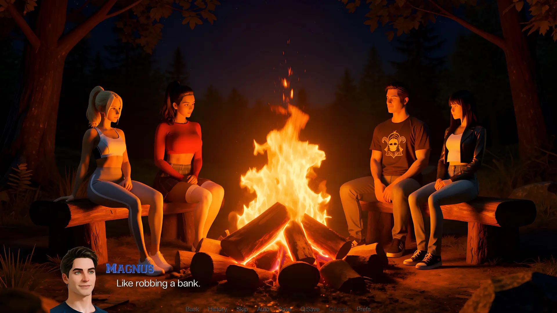 Heathmoore College gameplay screenshot 3 (Ren'Py adult game) by Heathmoore Games – free download