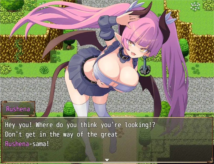 Help Me, Let Me Suck You, Hero-sama? gameplay screenshot 3 (RPGM adult game) by Aqua Marine – free download