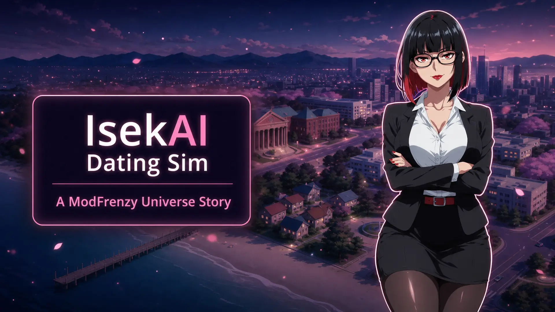 IsekAI Dating Sim: A ModFrenzy Universe Story cover 0.1.1 – Godot adult game by ModFrenzy free download