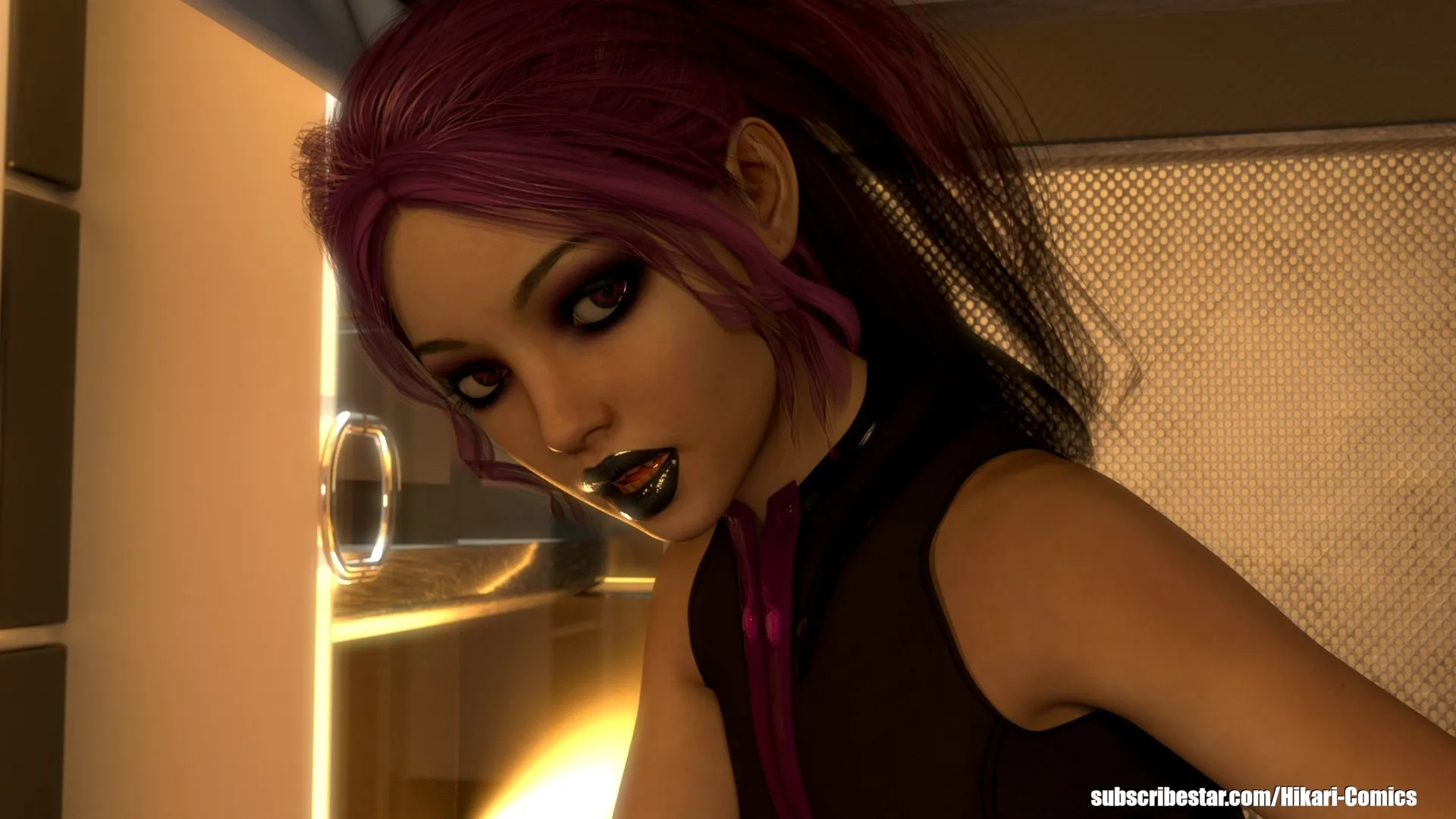 Hikari: First Interlude gameplay screenshot 4 (Ren'Py adult game) by Hikari Comics – free download