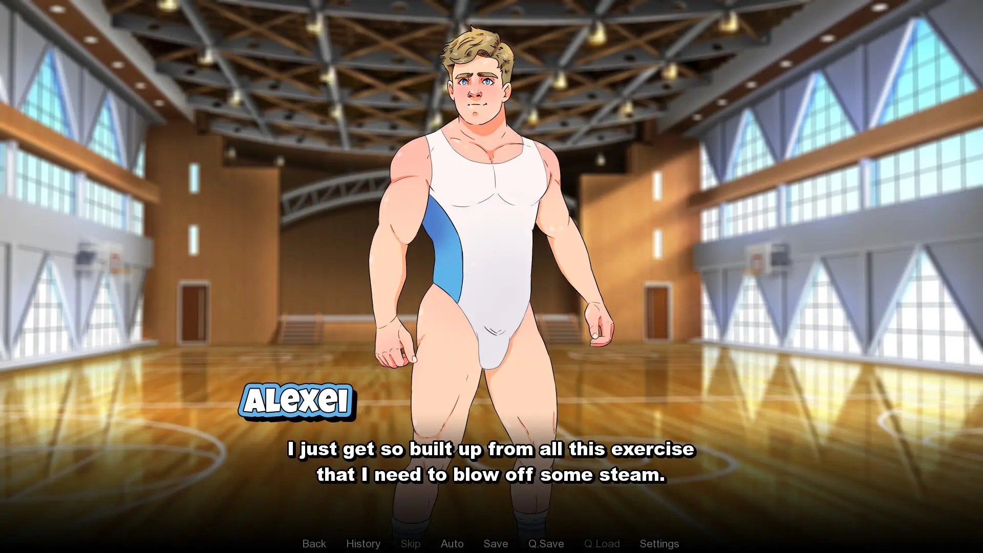 Locked in for the Win gameplay screenshot 1 (Ren'Py adult game) by Kipukink – free download
