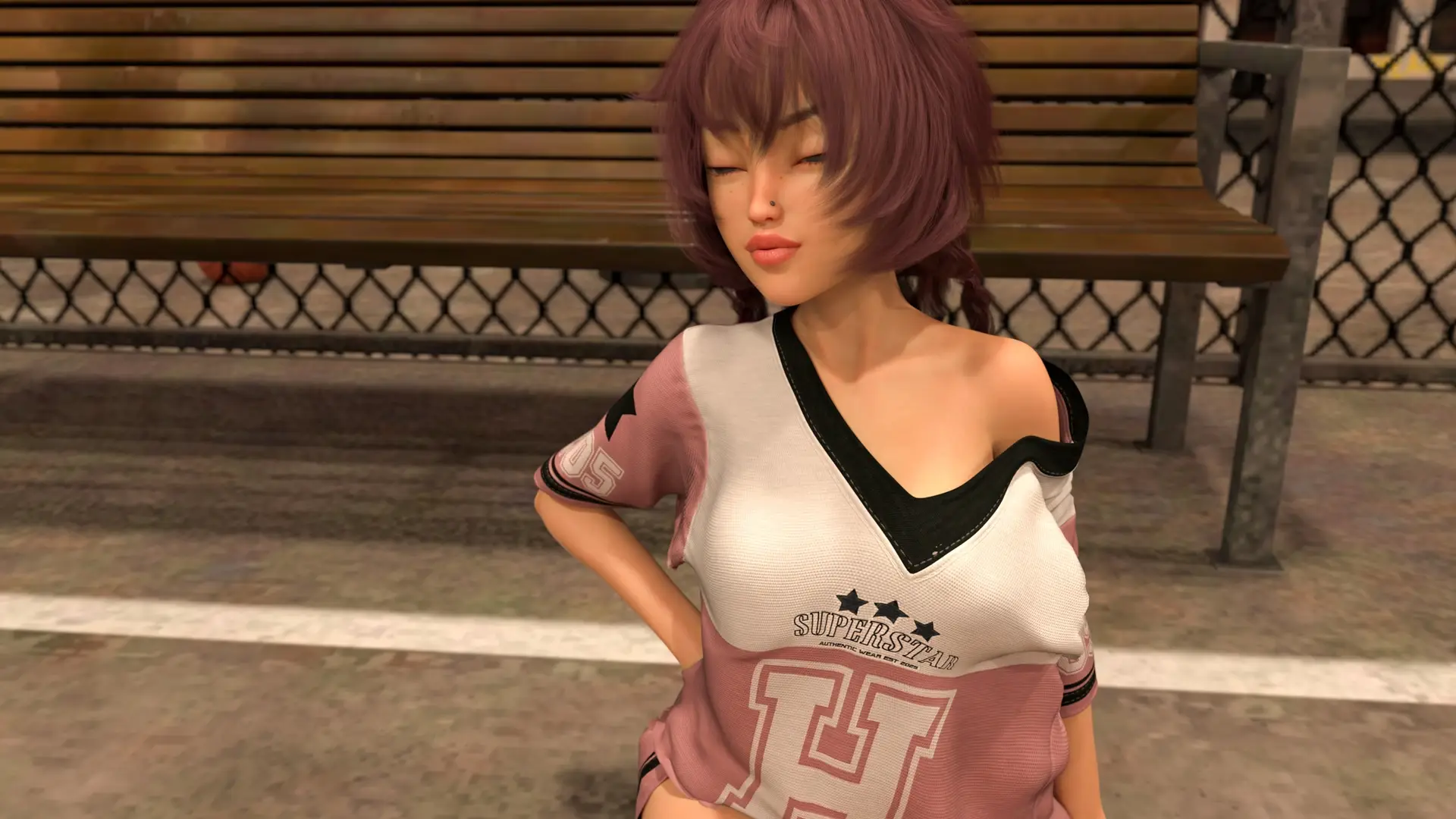 What We Don’t Say gameplay screenshot 1 (Ren'Py adult game) by DubiousMoe – free download