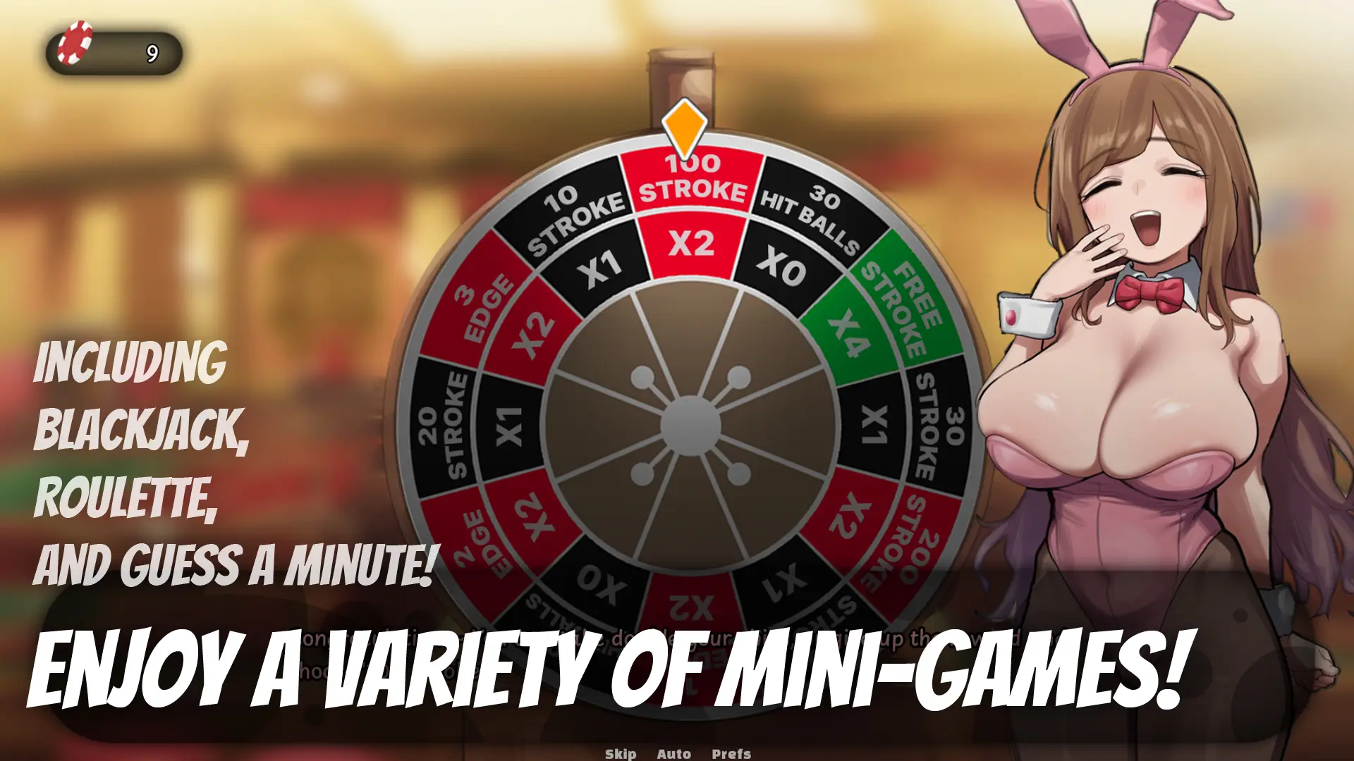 Fap Fap Casino gameplay screenshot 3 (Ren'Py adult game) by KKG Fap Studio – free download
