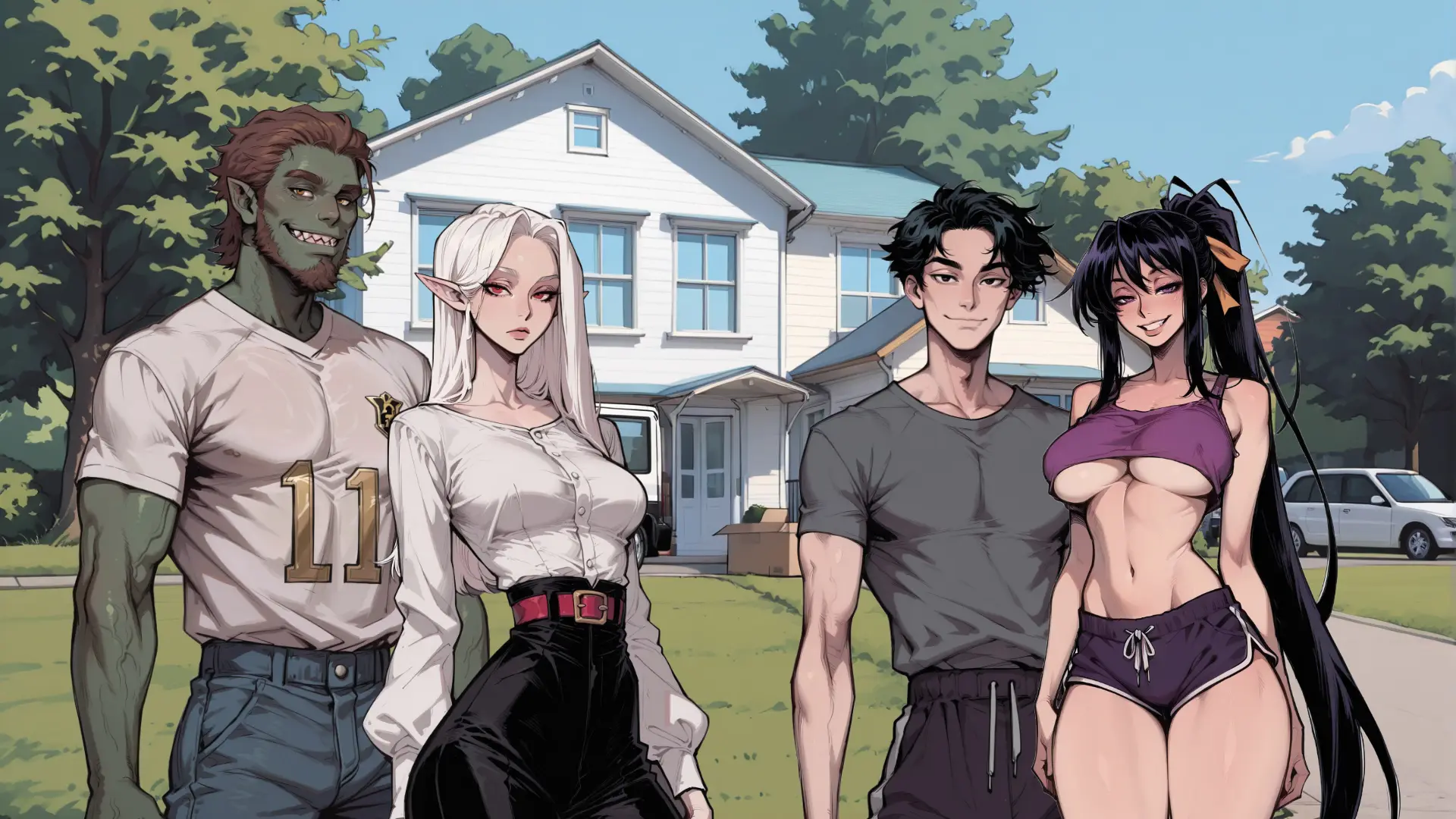 Homecoming gameplay screenshot 3 (Ren'Py adult game) by luminalewd – free download