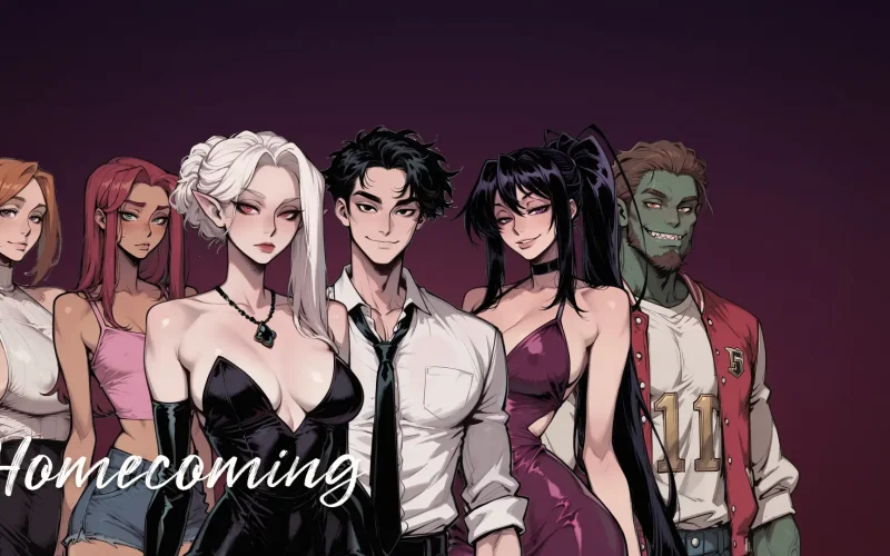 Homecoming cover Intro – Ren'Py adult game by luminalewd free download