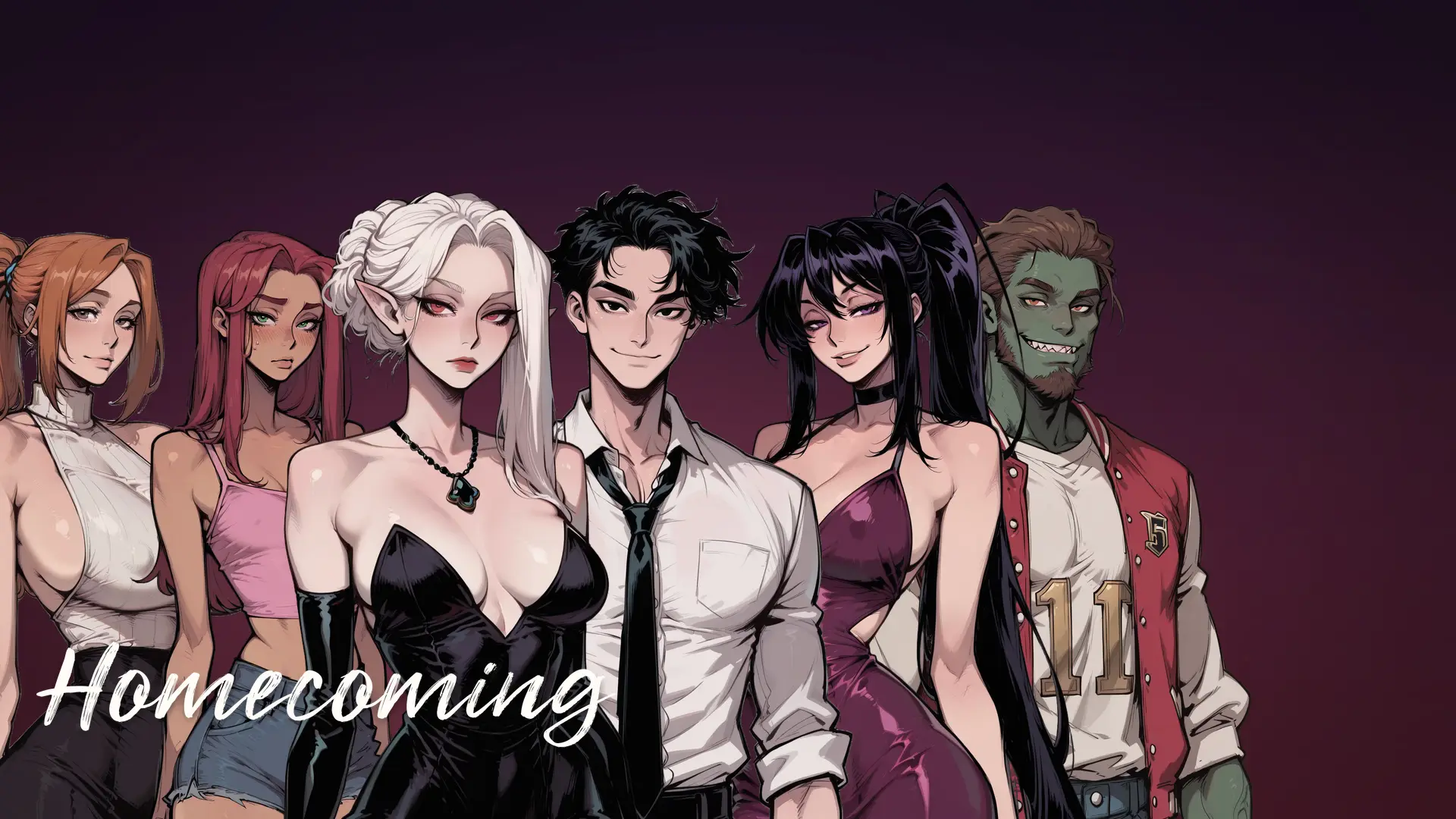 Homecoming cover Intro – Ren'Py adult game by luminalewd free download