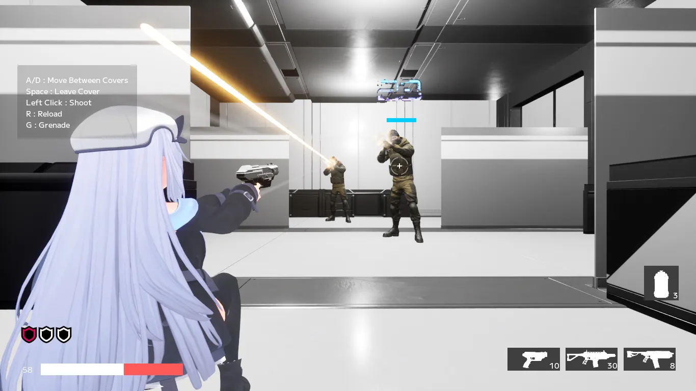Agent Girl gameplay screenshot 1 (Ren'Py adult game) by Cottontail – free download